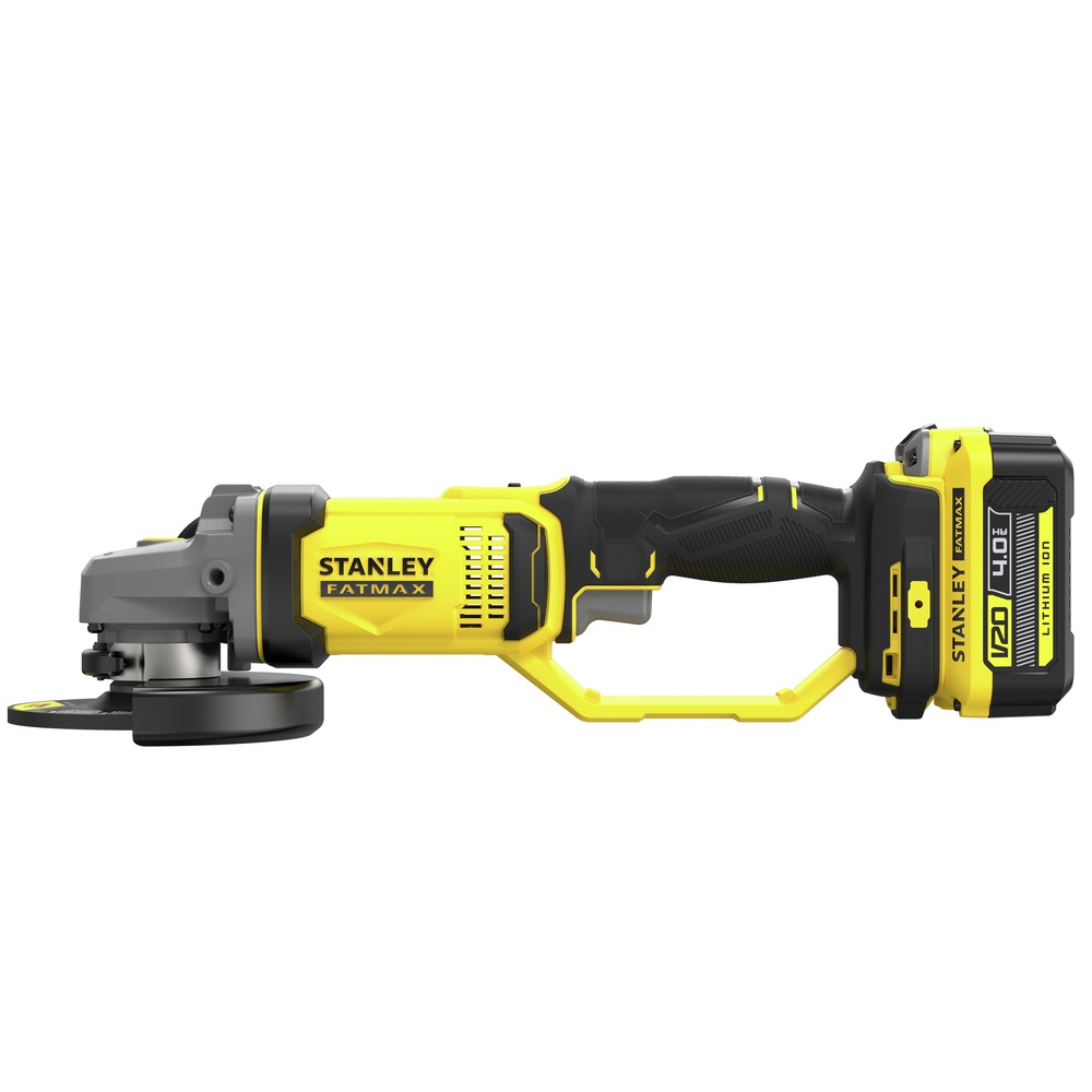 Stanley FatMax SFMCG400M2K-QW Smerigliatrice Angolare 18V, 9000 giri/min, Ø 125 mm, 2 batterie 4 Ah