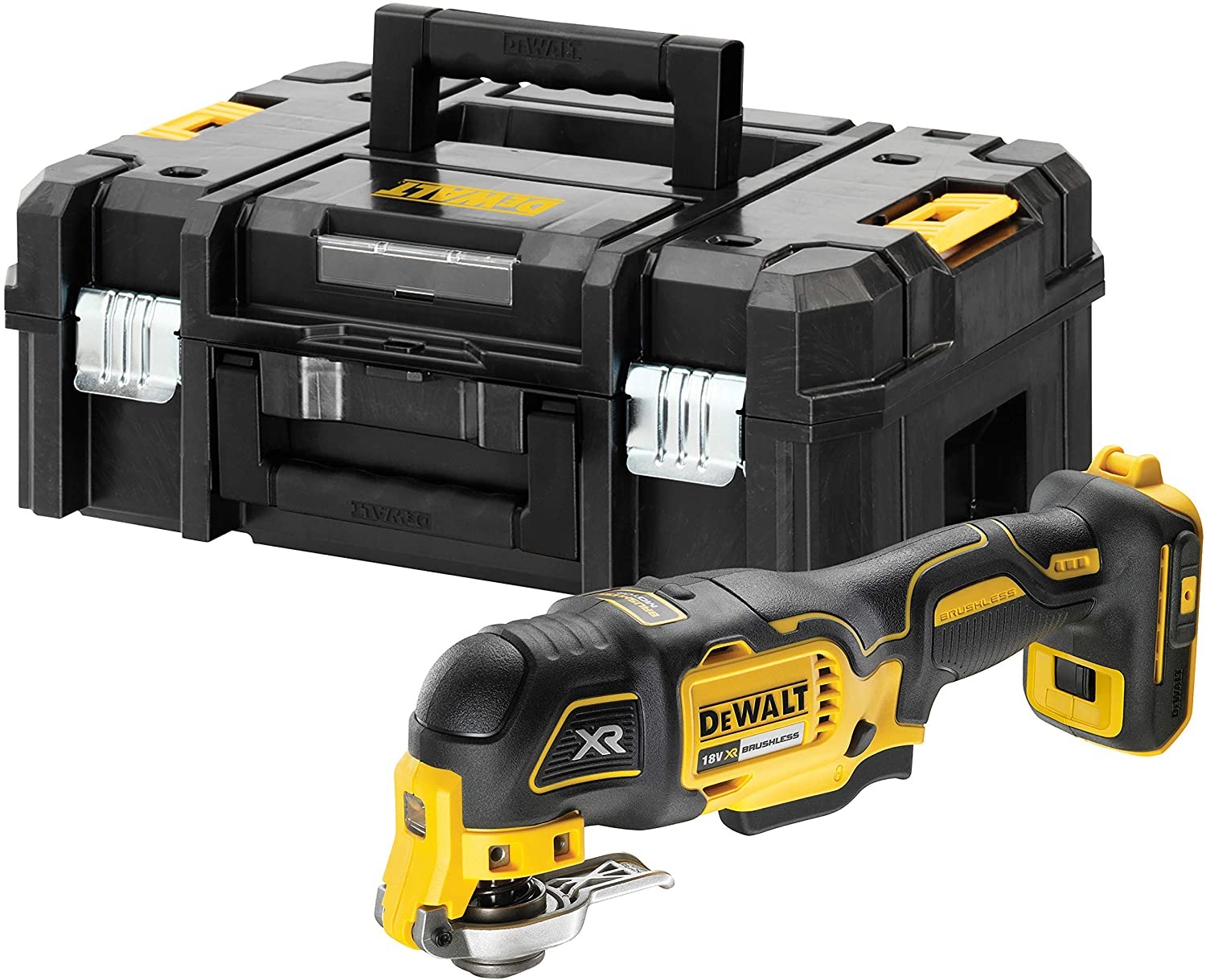 DeWALT DCS356NT-XJ Utensile Multifunzione ad Oscillazione 18V BRUSHLESS con 37 Accessori e Valigetta T-STAK