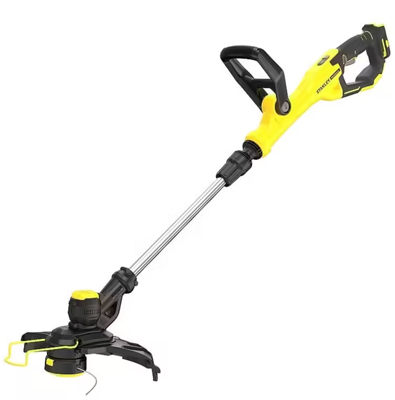 Stanley Tagliabordi SFMCST933M1-QW 18V 4Ah con Asta Telescopica e Filo di Nylon 1,6 mm