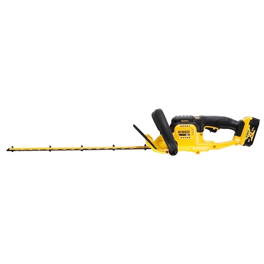 DeWALT DCMHT563P1-QW Tagliasiepi a Batteria 18V 5Ah con Lama da 55 cm e Distanza tra Lame di 25 mm - Leggero e Compatto