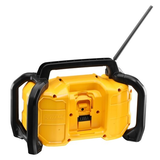 DeWALT DCR029-QW Radio da Cantiere Bluetooth Compatta con Batteria e Caricabatteria - Nero e Giallo