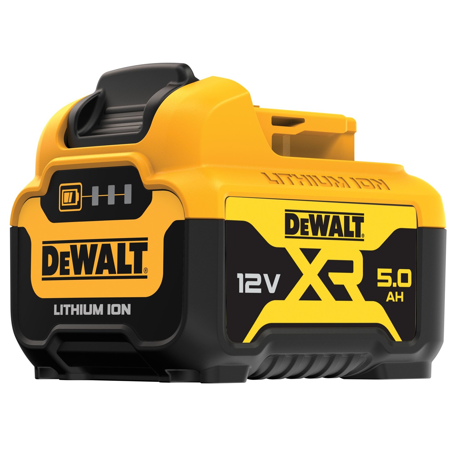 DeWalt Batteria DCB126 12V 5,0 Ah - Li-Ion, Compatibile con strumenti XR, Indicatore di carica LED
