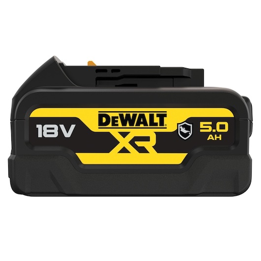 DeWALT DCB184G-XJ Batteria 18V Li-Ion 5Ah con Rivestimento Resistente e Indicatore di Carica
