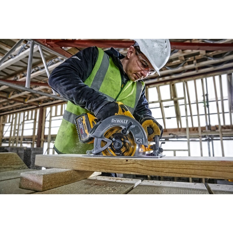 DeWALT DCS578NT-XJ Sega Circolare a Batteria 54V Brushless con Lama da 190 mm - Senza Batteria e Caricatore