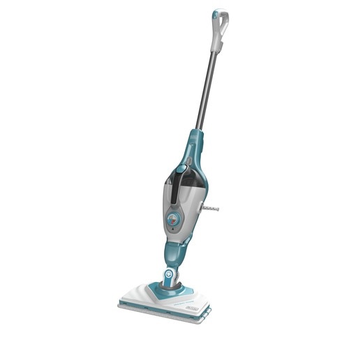Black & Decker BHSM1610DSM Pulitore a Vapore Portatile 1600W 0,5L Blu Acqua/Bianco con Corpo Staccabile e 14 Accessori