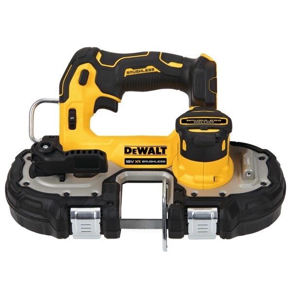 DeWALT DCS377NT-XJ Sega a Nastro Portatile Cordless 18V senza Spazzole con Maletín TSTAK - 380 m/min