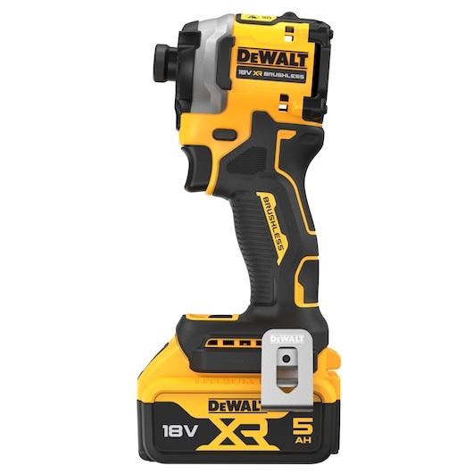 DeWALT DCF850P2T-QW Avvitatore ad Impulsi 18V Brushless 206 Nm con 2 Batterie da 5Ah e Caricabatterie