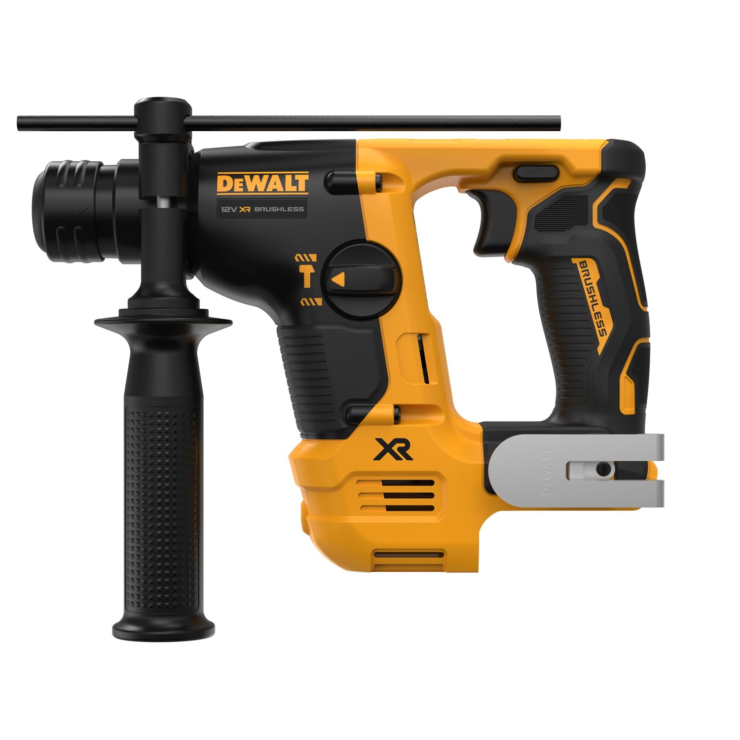 DeWALT DCH072NT-XJ Martello Perforatore Cordless SDS-plus 12.0 V con Motore Brushless e Impugnatura Laterale