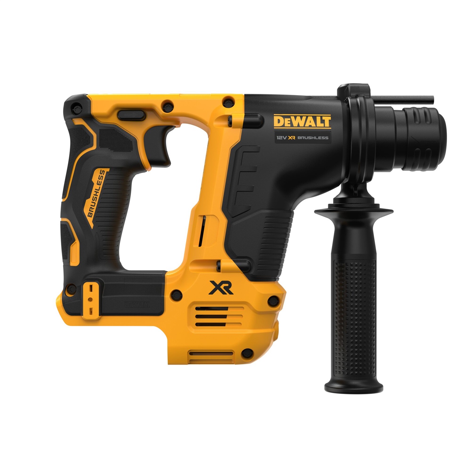 DeWALT DCH072NT-XJ Martello Perforatore Cordless SDS-plus 12.0 V con Motore Brushless e Impugnatura Laterale