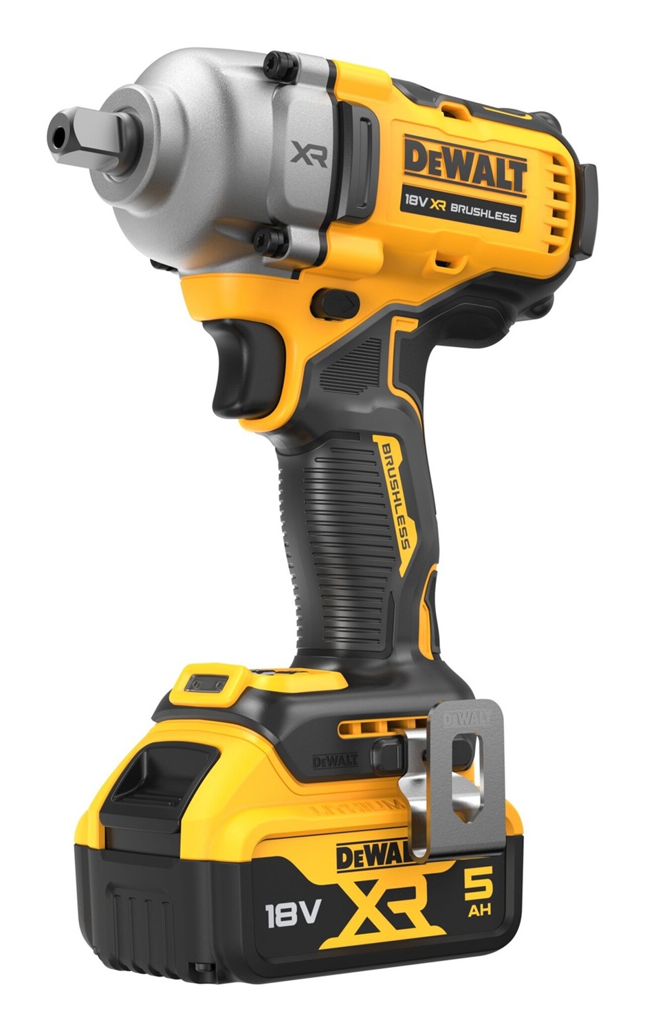 DeWALT DCF892P2T-QW Avvitatore ad Impulsi a Batteria 18V, Coppia 813 Nm, 2 Batterie 5,0 Ah, Caricabatterie e Custodia T-STAK Inclusi