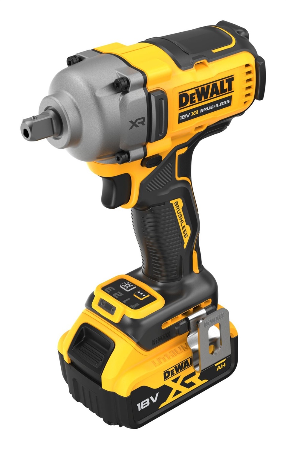DeWALT DCF892P2T-QW Avvitatore ad Impulsi a Batteria 18V, Coppia 813 Nm, 2 Batterie 5,0 Ah, Caricabatterie e Custodia T-STAK Inclusi
