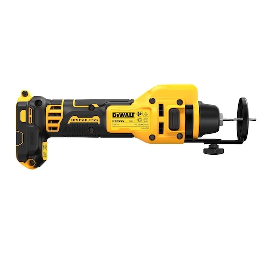 DeWALT DCE555N Sega da Taglio per Cartongesso 18V con Motore Brushless e Autonomia di 54 Metri