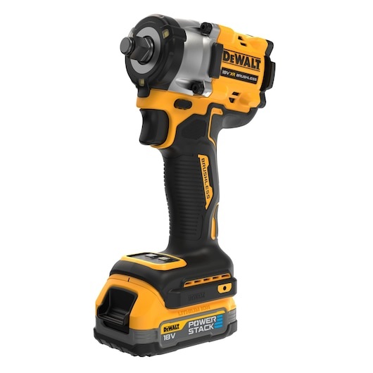 DeWALT DCF921E2T-QW Avvitatore a Impulso Elettrico 18V con 2 Batterie POWERSTACK 1,7 Ah e Maletín TSTAK - 2500 Giri/min, 406 Nm