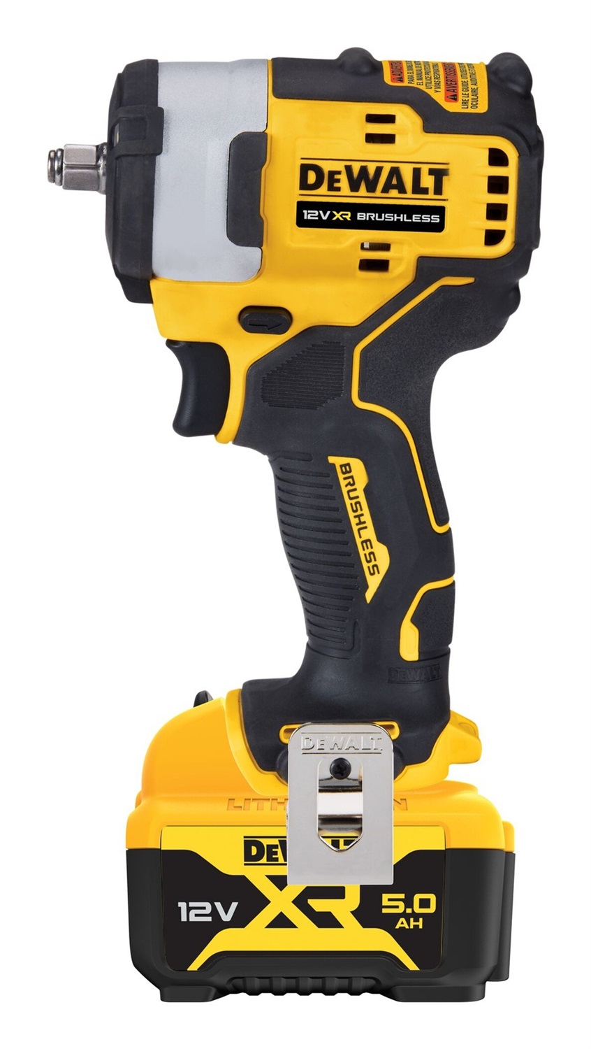 DeWALT DCF903P2-QW Avvitatore a Percussione Senza Fili 2850 Giri/min, Coppia 340 Nm, Porta Utensili 3/8, 2x 5.0 Ah Batteria e Caricabatteria Inclusi