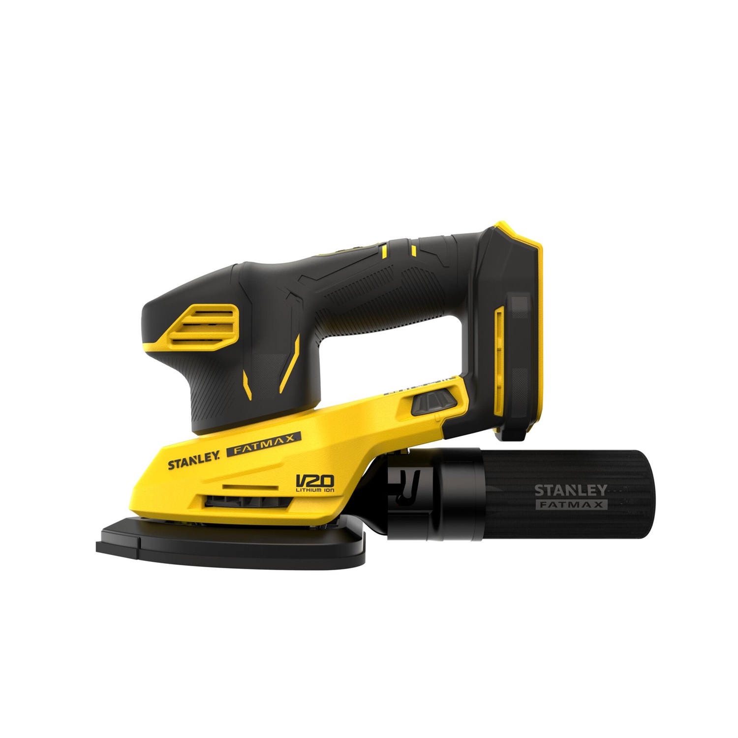 STANLEY FATMAX Levigatrice a Delta V20 - Compatta, con Aspirazione Polvere e Impugnatura Gommata