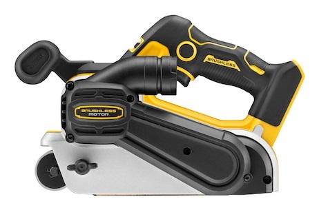 DeWALT DCW220NT-XJ Levigatrice a Nastro Brushless 18V - 75x533mm, 320m/min, Accessori Inclusi