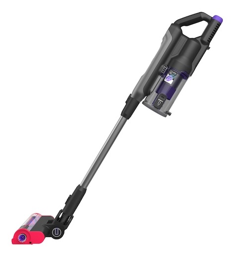 BLACK DECKER BHFEA640WP-QW Aspirapolvere a bastone 2 in 1 Senza sacchetto Grigio con Tecnologia Ciclonica e Spazzola Edge to Edge