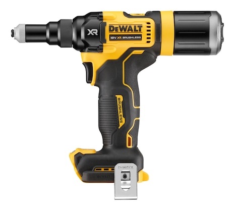 DeWALT DCF403NT-XJ Rivettatrice 18V Brushless con naselli 2,4-4,8 mm (Solo corpo TSTAK II)