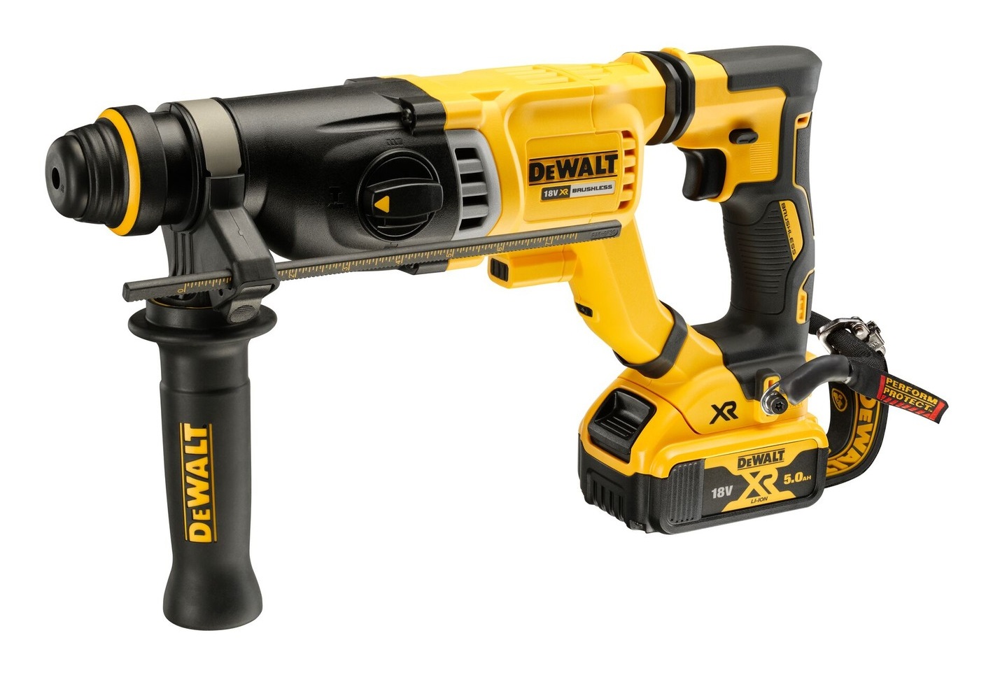 DeWALT DCH263NK-XJ Martello Perforatore SDS-plus 18V Brushless, 2,7 kg, Giallo
