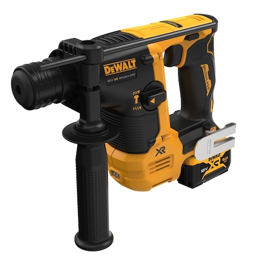 DeWALT DCH072P2-QW Martello Perforatore SDS-Plus 12V Brushless con 2 Batterie XR 5Ah e Caricabatteria