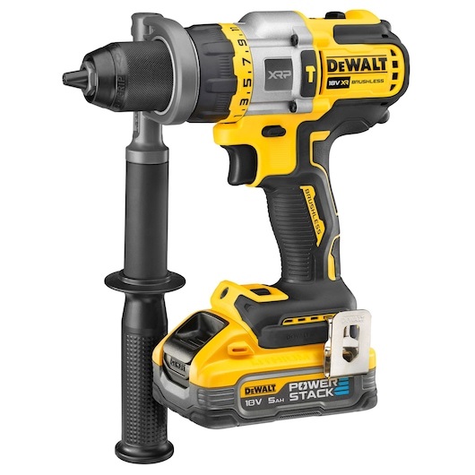 DeWalt DCD999H2T-QW Trapano Avvitatore a Percussione XRP 18 V con 2 Batterie 5 Ah Brushless Powerstack