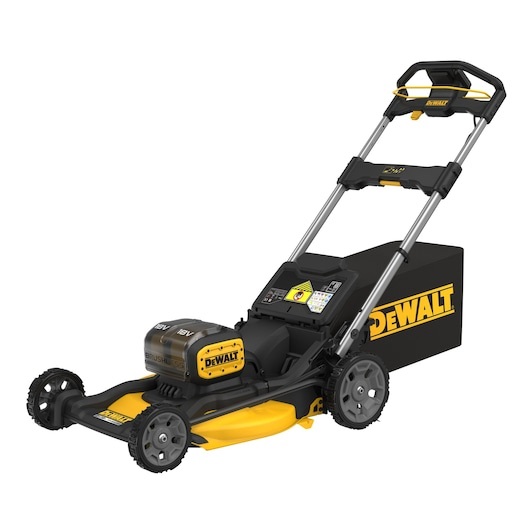 DeWalt DCMWP134N-XJ - Tagliaerba a spinta a batteria 36V, Larghezza di taglio 53 cm, Scocca in acciaio, Senza batterie e caricabatterie