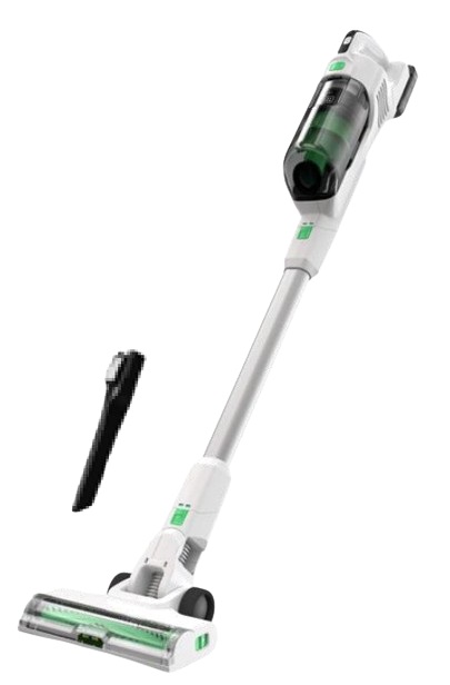 BLACK DECKER REVSV18D1-QW Aspirapolvere a bastone 2 in 1 Senza sacchetto Ciclonico 0,5 L 36 W con Batteria Rimovibile da 2 Ah - Verde e Bianco