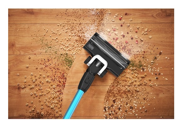 Black & Decker BSV520BRB-QW Scopa Elettrica Senza Filo Ciclonica 18V Blu