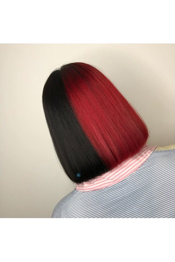 Crazy Color Vermillion Red - Colore per Capelli Semipermanente 100 ml, Senza Ammoniaca e PPD, Vegan e Non Testato sugli Animali