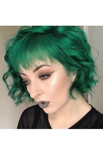 Crazy Color Pine Green - Colore per Capelli Semi-Permanente 100 ml, Pronto all'Uso, Senza Ammoniaca e PPD, Vegano