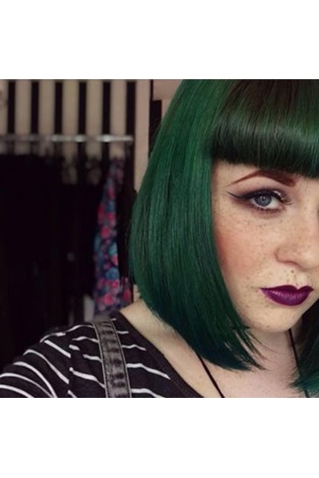 Crazy Color Pine Green - Colore per Capelli Semi-Permanente 100 ml, Pronto all'Uso, Senza Ammoniaca e PPD, Vegano