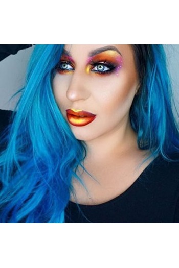 CRAZY COLOR Colore per Capelli Semi Permanente Sky Blue 100 ml - Pronto all'uso, Senza PPD e Ammoniaca, Vegano