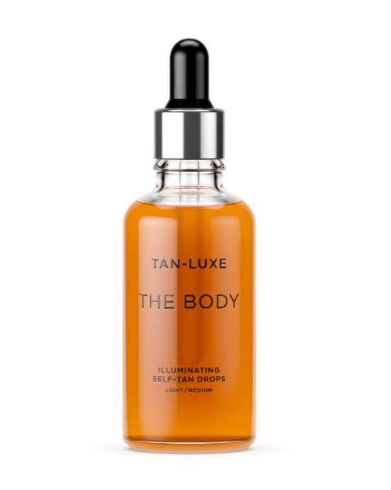 Tan-Luxe The Body - Gocce Autoabbronzanti Medie (50 ml) - Personalizza la tua Abbronzatura, Cruelty Free e Vegano