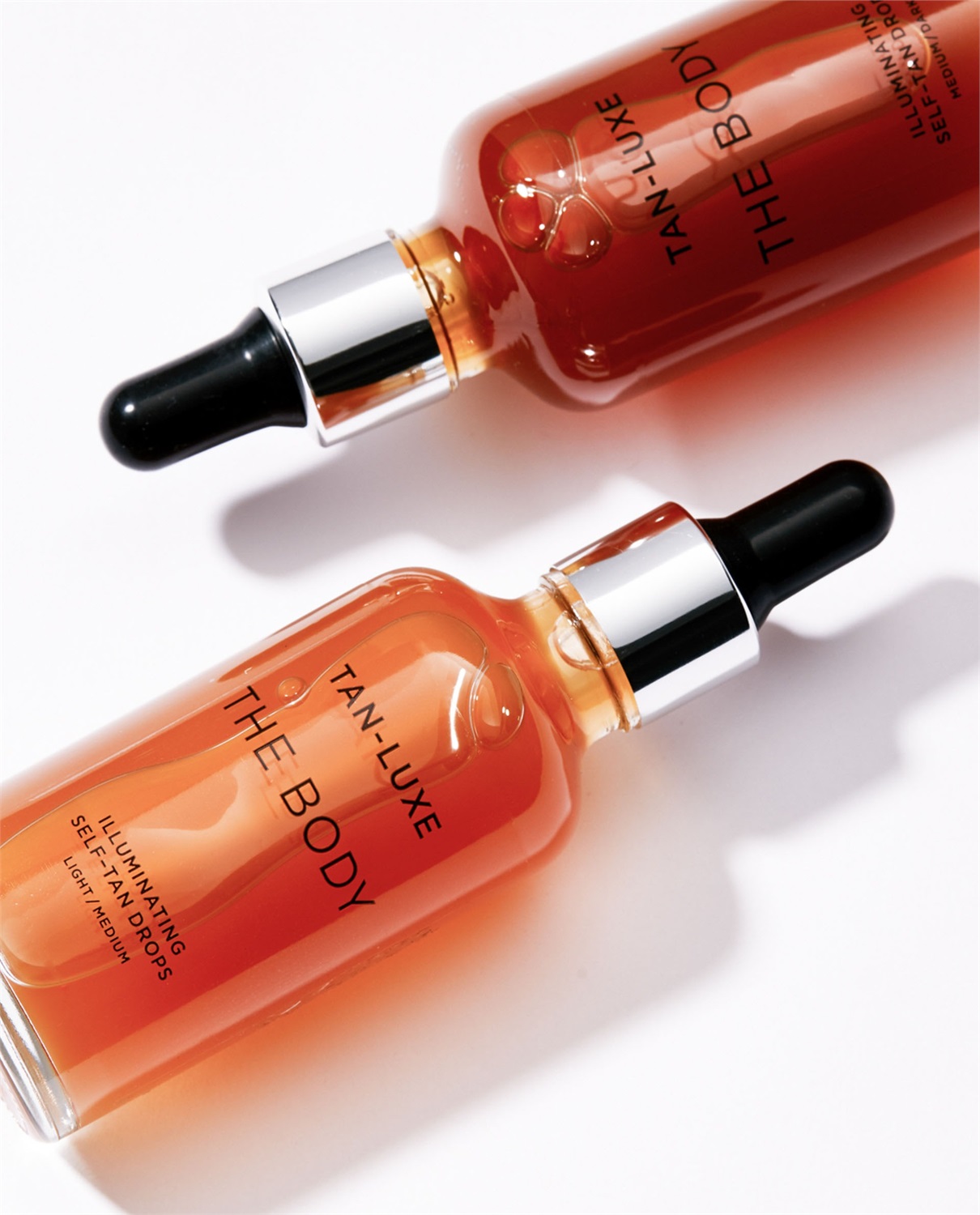 Tan-Luxe The Body - Gocce Autoabbronzanti Medie (50 ml) - Personalizza la tua Abbronzatura, Cruelty Free e Vegano