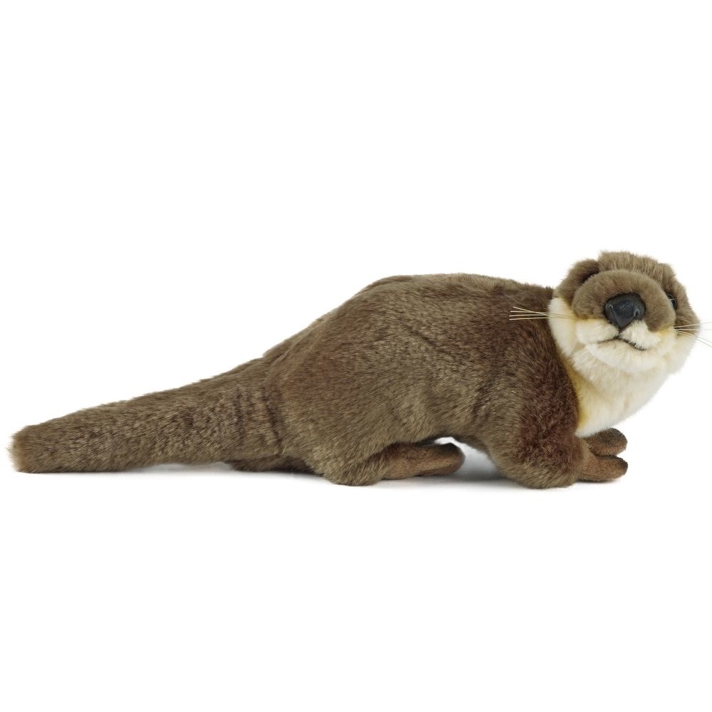 Living Nature Peluche Lontra Media Marrone - Morbido e Giocoso