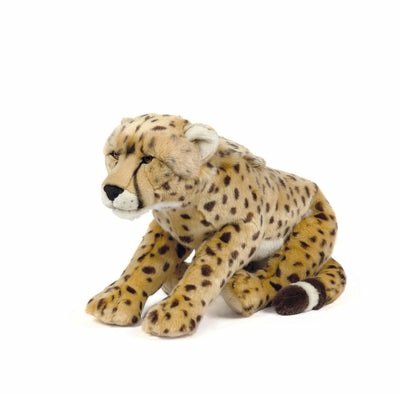 Living Nature - Peluche Ghepardo Grande 45 cm, Giocattolo Morbido e Realistico per Tutte le Età