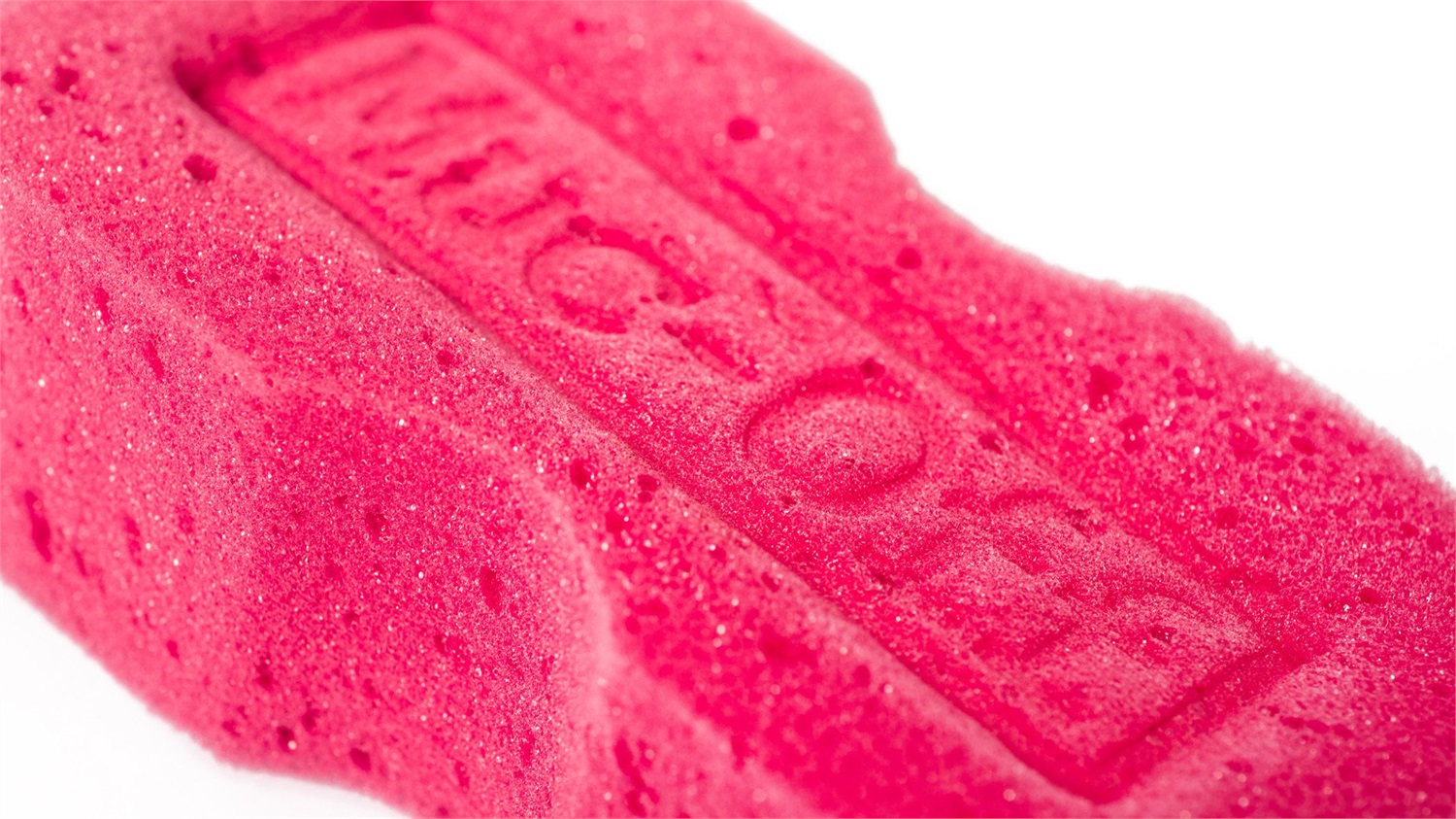 Muc-Off Spugna Rosa Expanding Microcell - Spugna Ergonomica di Pulizia Sottovuoto
