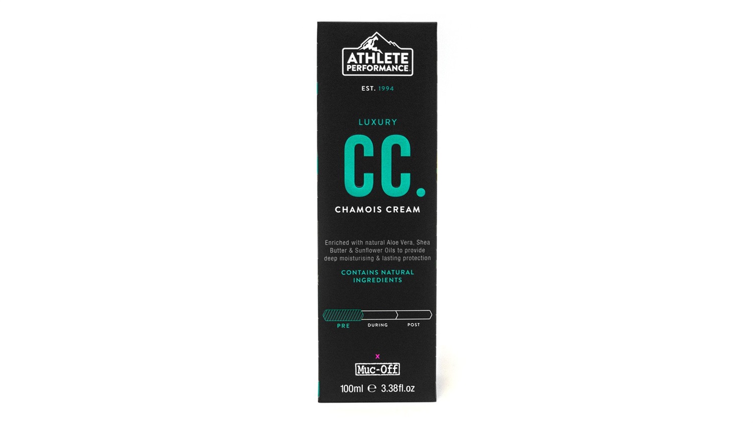 Muc-Off Luxury Chamois Cream 100 ml - Crema Sottosella Antibatterica per Atleti, Idratante e Protettiva