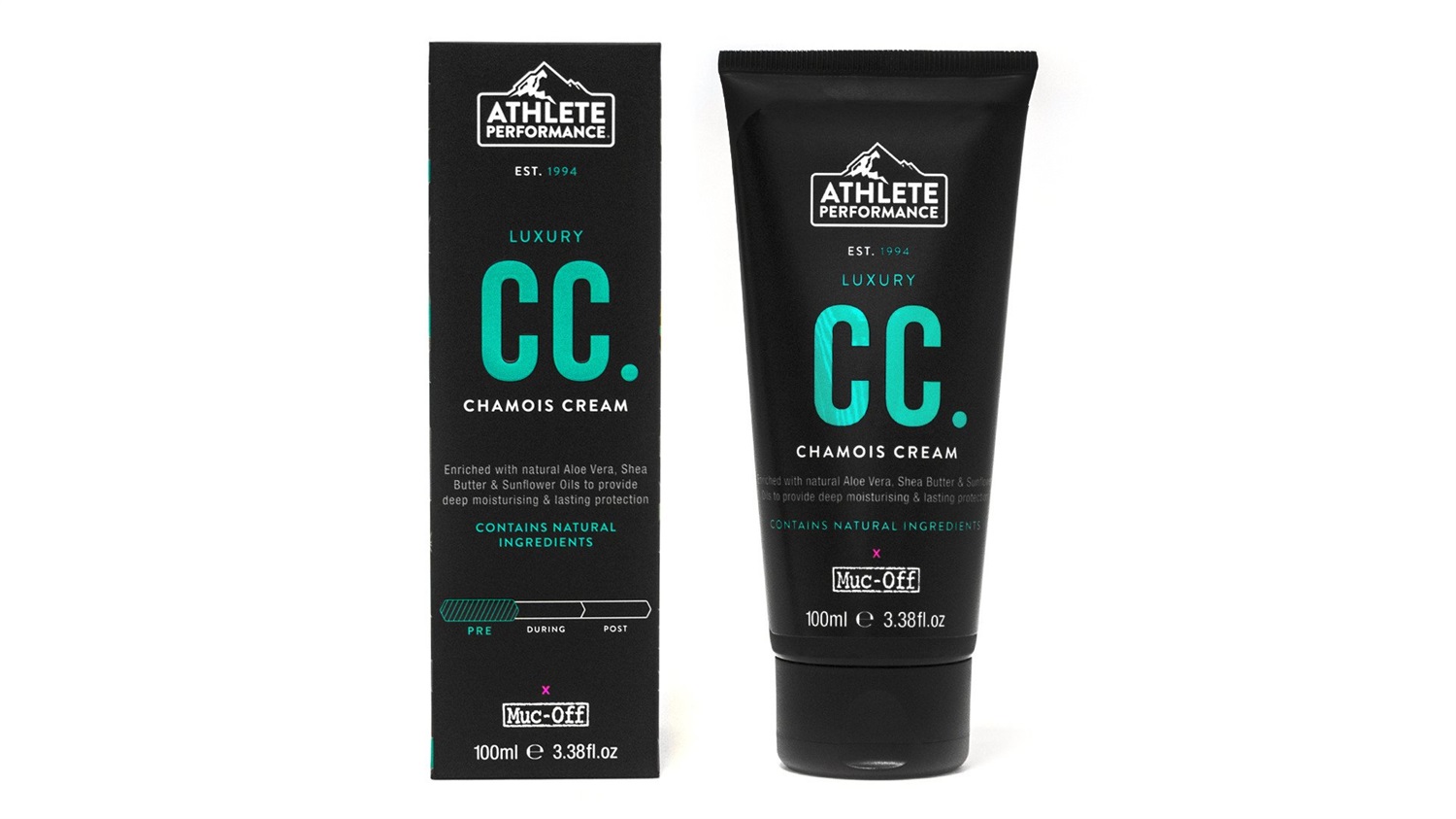 Muc-Off Luxury Chamois Cream 100 ml - Crema Sottosella Antibatterica per Atleti, Idratante e Protettiva