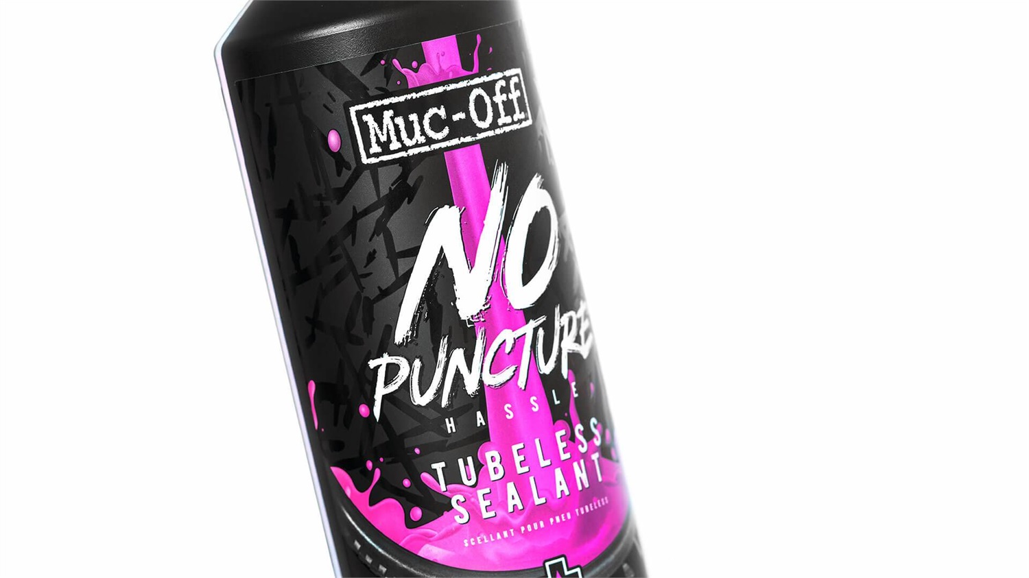 Muc-Off No Puncture Hassle Tubeless Sealant - Liquido Sigillante Avanzato 1L con Colorante Tracciante UV per Riparazioni Fino a 6 mm