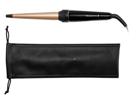 Remington PROLUXE CI91W1B Arricciacapelli A Cono 25-38 mm con Tecnologia OPTIheat, Rivestimento Ceramico Grip-Tech, Riscaldamento Fast e Display Digitale