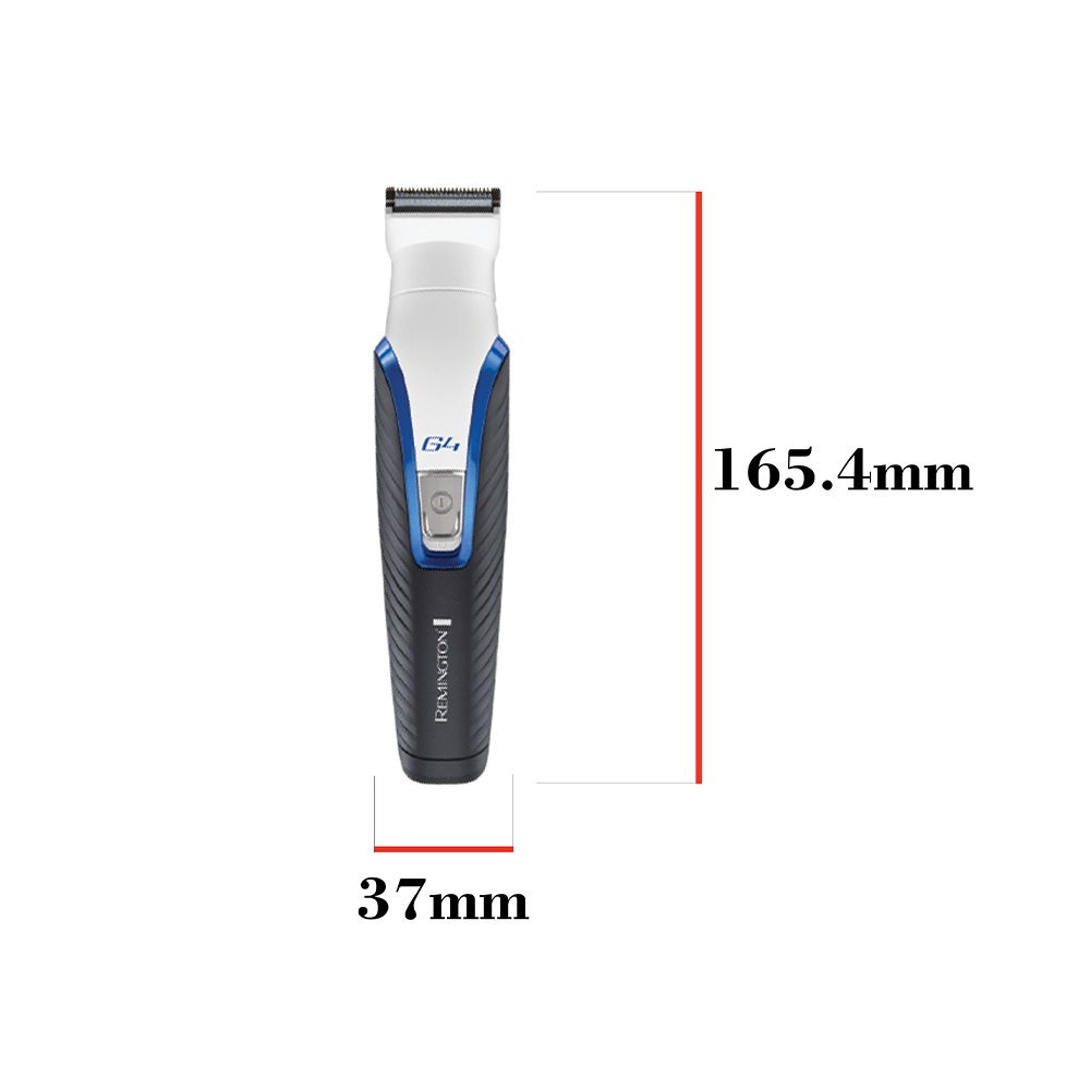 Remington PG4000 G4 Graphite Rasoio Elettrico Multiuso - Rifinitore Viso, Taglia peli naso e orecchie, Regolabarba, 7 testine-pettini, Nero, Blu, Bianco