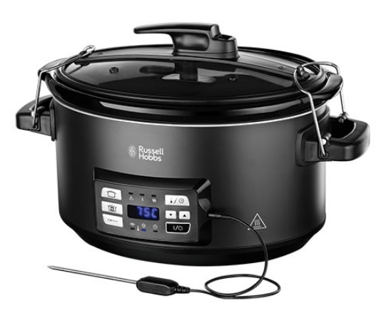 Russell Hobbs Multicooker 3 in 1 - Sous Vide, Cottura Lenta e Sensore di Temperatura, 6,5 L, 350 W, Nero