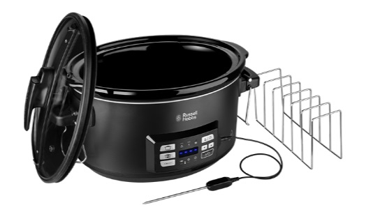 Russell Hobbs Multicooker 3 in 1 - Sous Vide, Cottura Lenta e Sensore di Temperatura, 6,5 L, 350 W, Nero