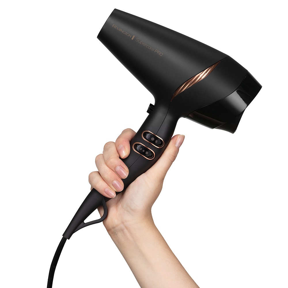 Remington Supercare Pro AC7200 Asciugacapelli 2200 W Nero con Cavo da 3 m