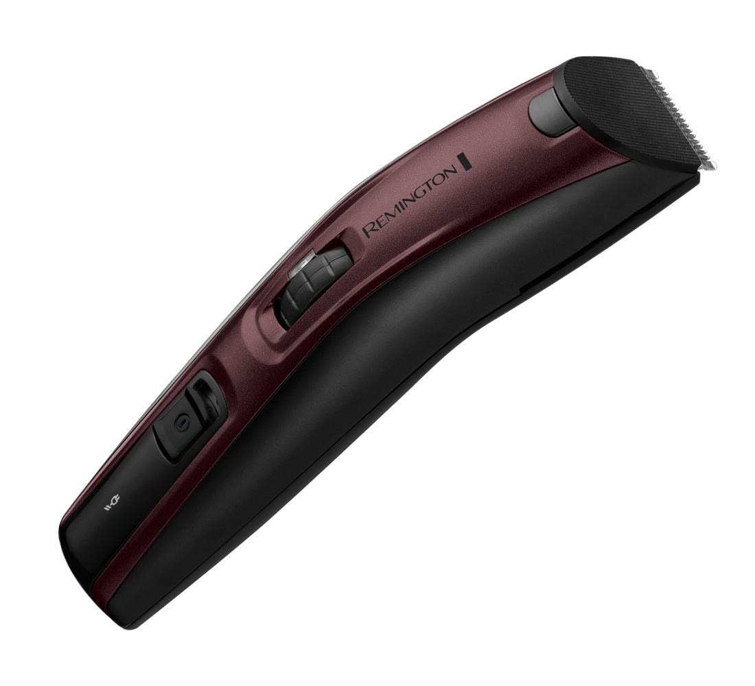 Remington MB4047 - Tagliacapelli Ricaricabile con Lama in Titanio, Nero e Viola, Lunghezza di Taglio 1-35 mm