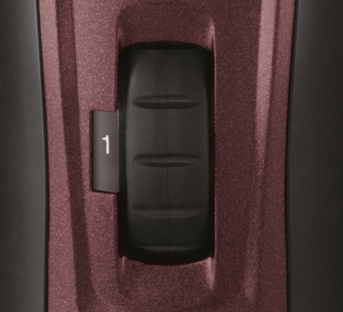 Remington MB4047 - Tagliacapelli Ricaricabile con Lama in Titanio, Nero e Viola, Lunghezza di Taglio 1-35 mm