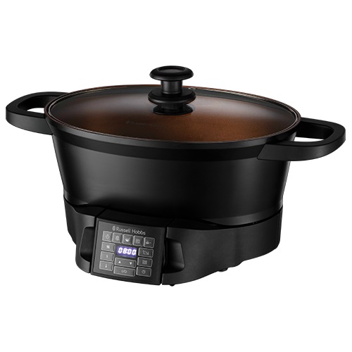 Russell Hobbs Multicooker 28270-56 - 6,5 L, 8 Funzioni di Cottura, Display Digitale, Pentola Lavabile in Lavastoviglie, Nero