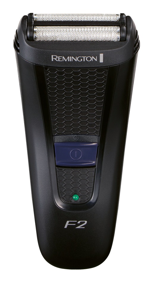 Remington F2 Style Series F2002 - Rasoio elettrico a lamina con rifinitore pop-up, lavabile, display LED, doppia lamina flessibile, utilizzo a secco, colore Nero