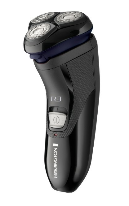Remington R3002 Rasoio Elettrico Barba R3 Style Series - Rotazione, Nero e Grigio, Lame Flessibili a Doppia Traccia